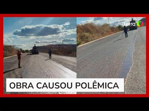 Ciclofaixa no meio de estrada no Piauí é apagada após críticas nas