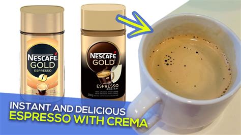 Just Pour Water To Get Delicious Espresso Nescafe Gold Espresso