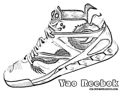 Jordan Shoes Coloring Pages Printable - coloringpages2019