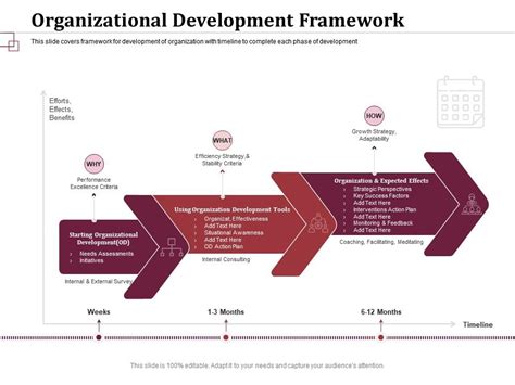 Organizational Development Framework Needs Assessments Ppt Professional