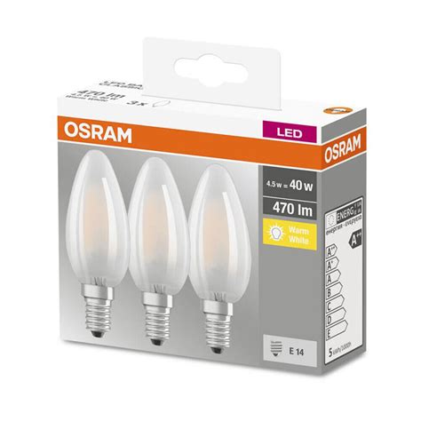 X Osram Led Filament Leuchtmittel Birnen Kerzen Tropfen E E Warm