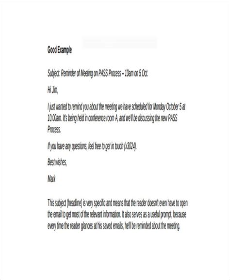 Reminder Email - 24+ Examples, Format, How to Write, Pdf