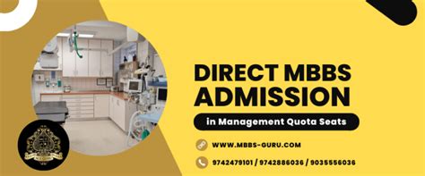 Direct MBBS Admission In Management Quota Counseling And Direct