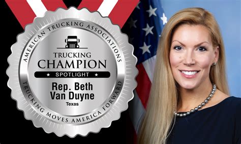 Congresswoman Beth Van Duyne: A Champion for Trucking | American ...