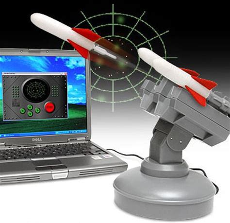 Usb Foam Missile Launcherthe Usb Powered Foam Missile Launcher Is The Perfect Toy To Declare War