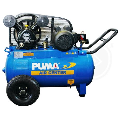 Puma 2 Hp 20 Gallon Belt Drive Dual Voltage Cast Iron Air Compressor