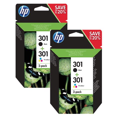 HP 301 Promo Pack Multipack Schwarz Mehrere Farben Prindo Ch