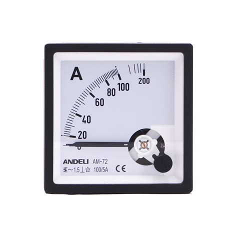 0 1 To 100A Voltmeter Moving Iron Type AC Analog Panel Meter Voltmet