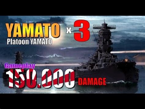 World Of Warships Tr O De Yamato Gameplay En Espa Ol Damage