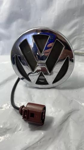 Miolo Emblema Tampa Traseira Vw Polo Sedan Original Parcelamento Sem