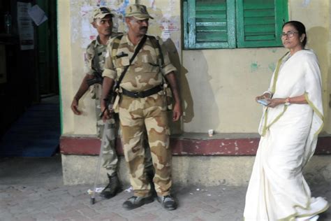 Mamata Banerjee Holds Bjp Crpf Responsible For Poll Violence In Bengal