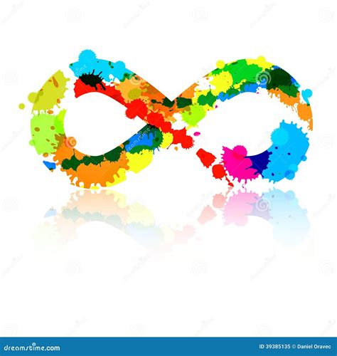 Abstract Vector Colorful Infinity Symbol Stock Vector Image