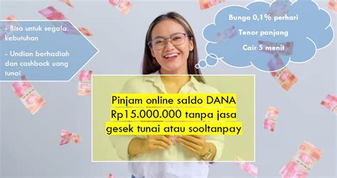 Cara Pinjam Online Saldo Dana Rp Juta Bunga Rendah Tanpa Jasa Gesek