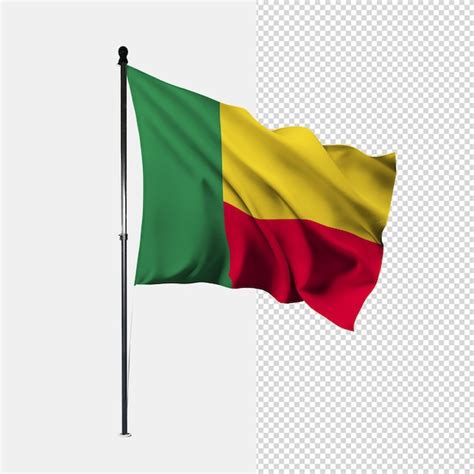 Bandeira Do Benin Psd Premium