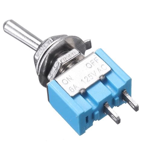 Switch De Codillo 2 Pines ON OFF 125VAC 6A Toggle