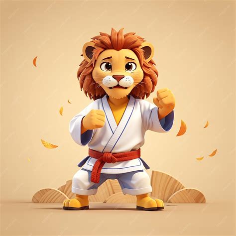 karate animal cartoon 3
