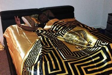 Deion Sanders Jr. Tweets Photo of Versace Sheets at SMU Dorm Room ...