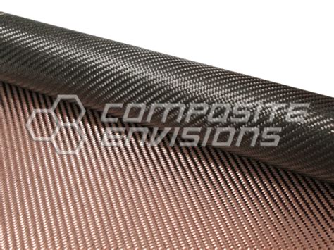 Copper Metalized High Density Carbon Fiber Fabric Twill K