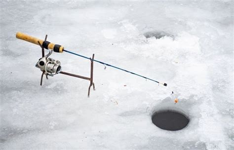 How does an ice fishing rod tip-up works | World Class Fishing Resorts