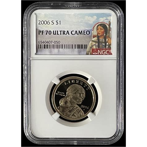 S Sacagawea Proof Coin Ngc Pf Ultra Cameo Sacagawea Label