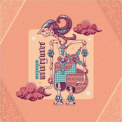 Premium Vector Indonesian Culture Wayang Character Vector Art