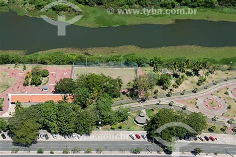 Tyba Online Assunto Foto Aérea Do Parque Potycabana Com O Rio Poti