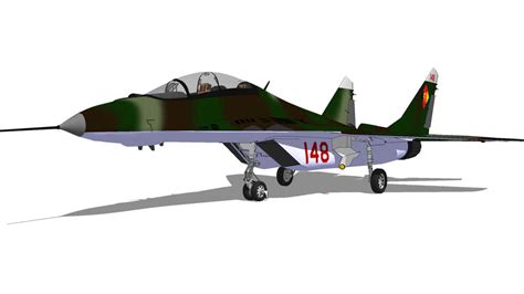 Aircraft Mikoyan Mig 29ub „fulcrum 3d Warehouse