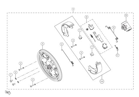 Jasamotos Diagrama Freno Autoajustable Delantero