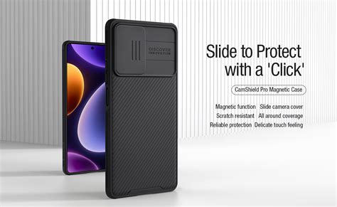 Xiaomi Poco F5 Nillkin CamShield Pro Magnetic Case