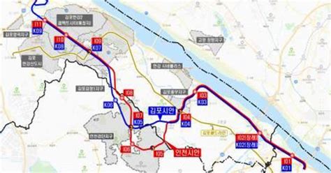 5호선 김포·검단 연장노선 검단에 2개 역 설치 조정안 제시