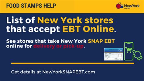 Stores That Accept Ebt Online In New York Ny Snap Ebt