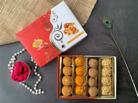 Assorted Laddoo Small Box 4 In One Ram Asrey Sweets