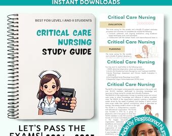 Critical Care Nursing Edition Icu Study Guide Med Surg Nursing