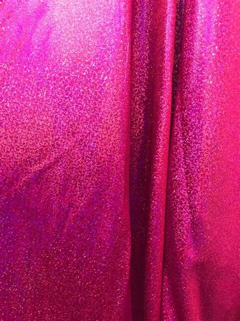 4 Way Stretch Holographic Mystique Spandex Fabric Red Etsy