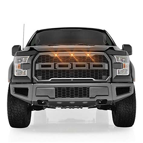 Sunpie 15 17 F150 Grill Raptor Style Front Bumper Gray Grille For F150 201520162017 Fandr