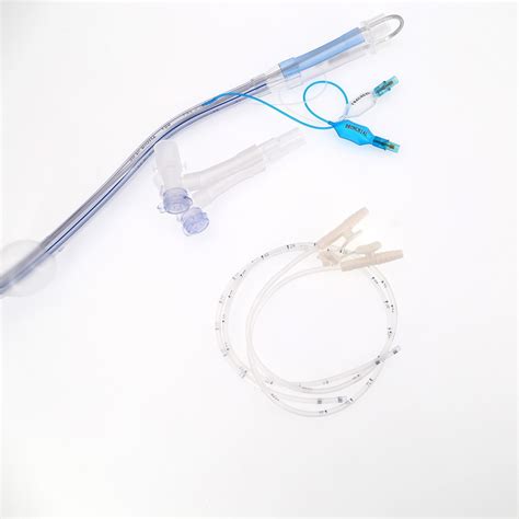 Medmount Medical Surgical Sterile Smooth PVC Silicone Double Lumen