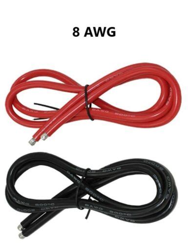 Silikonkabel Flexibel Schwarz Rot Awg Kupferkabel Rc