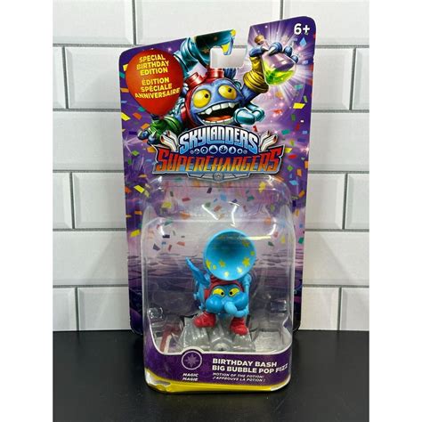 Rare Error 2015 Skylanders Superchargers Birthday Bash Big Bubble Pop