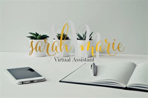 Virtual Assistant Logo Va Logo Branding Kit Branding Package