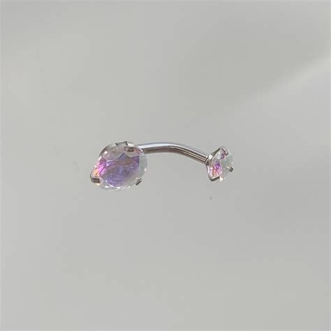 Soft Topaz Göbek Piercingi Belly Piercing Gp1