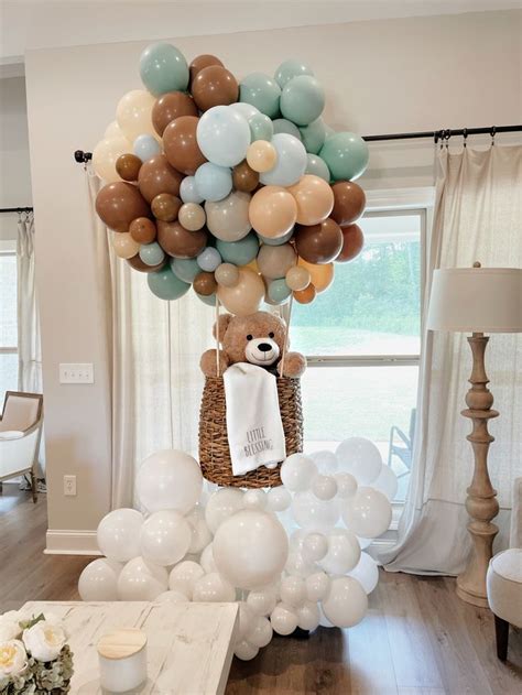 We Can Bearly Wait Baby Boy Shower Theme In 2022 Bear Baby Shower