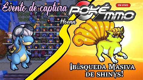 Evento de captura Búsqueda masiva de shinys Sorteo de Subs y