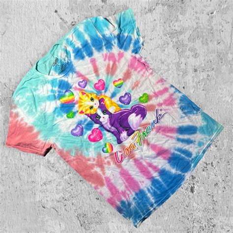 Lisa Frank X Kitten X Tie Dye X T Shirt X Large Mercari