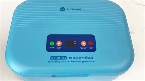 Máquina de película y vacío de curado UV SUNSHINE S 918B Plus YouTube