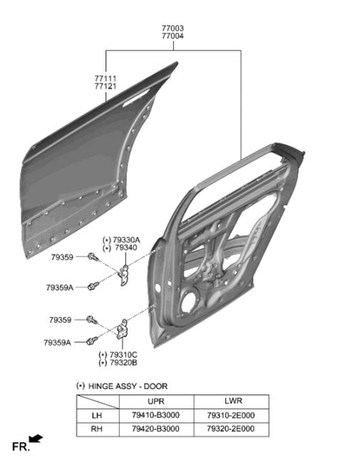 Gi Genuine Hyundai Panel Rear Door Outer Lh