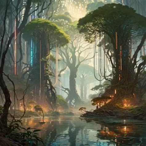 Swamp Concept Art Mediterranean Aesthetic Artstation