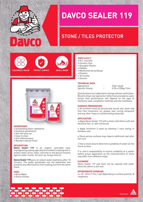 DAVCO SEALER 119 5L Labuan Hardware Kemajuan Trading