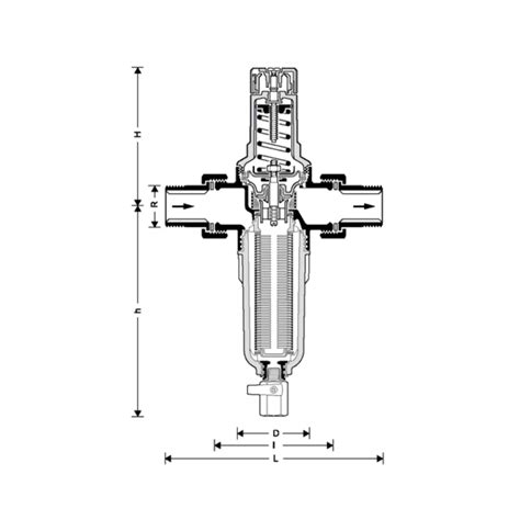 Filtr z regulatorem ciśnienia 1 Honeywell Braukmann manometr