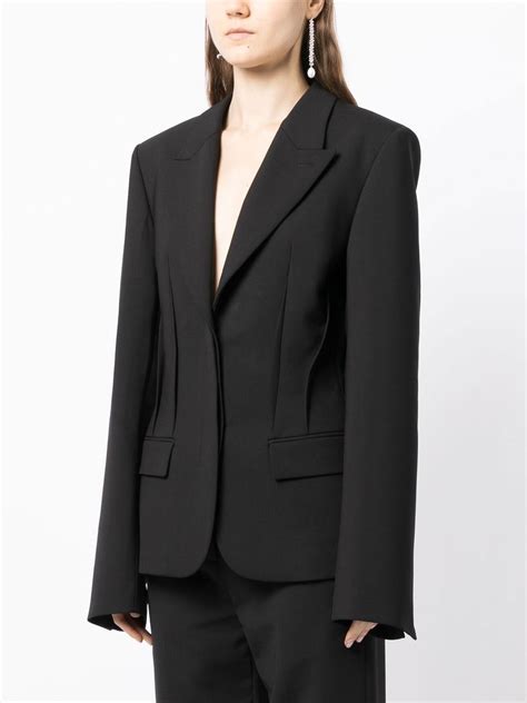 Dion Lee Darted Filter Single Breasted Blazer Farfetch