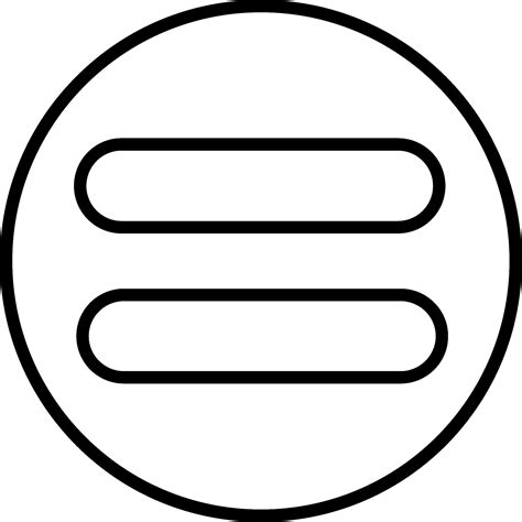 equal  icon  vector art  vecteezy